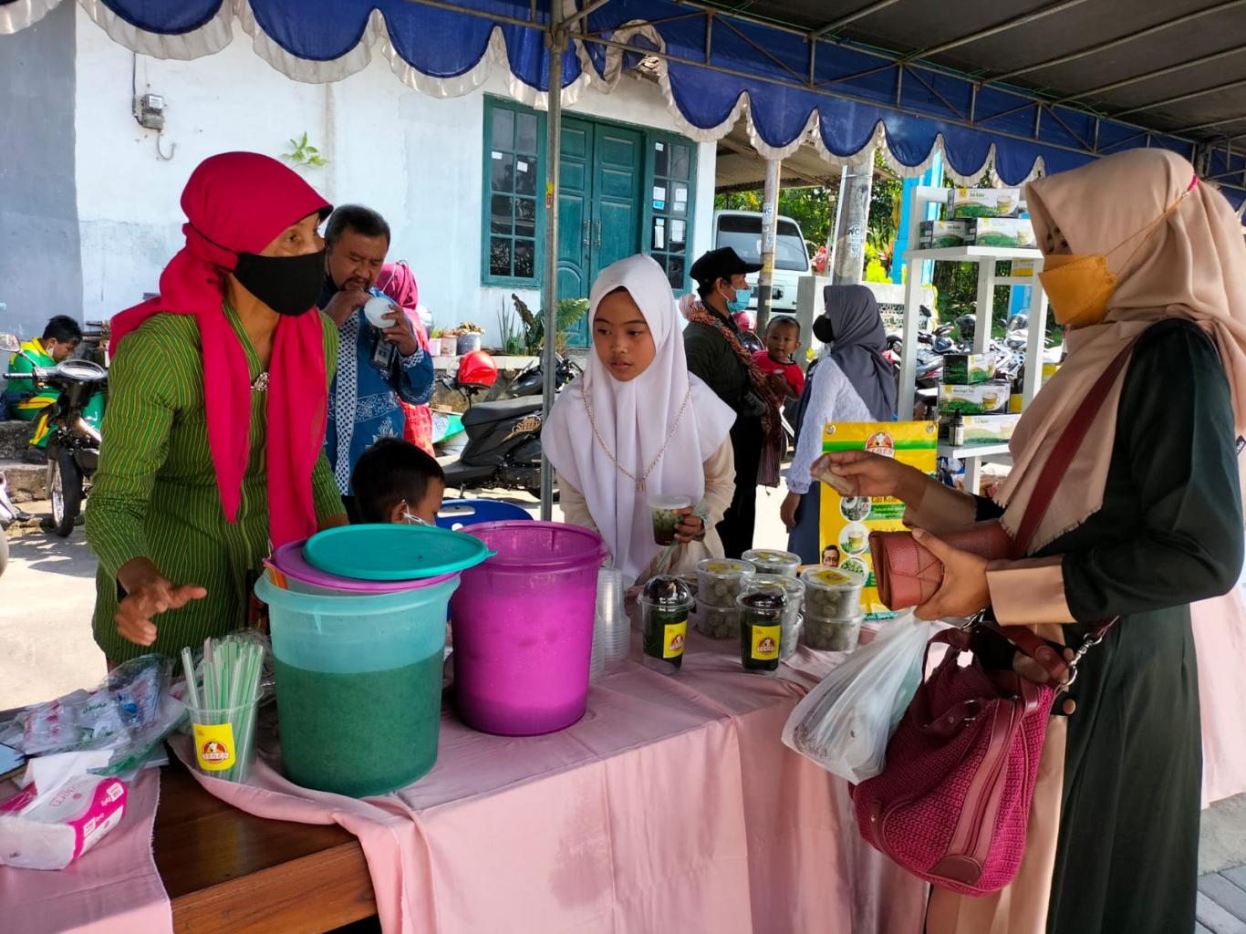 Dawet Daun Kelor Produk UMKM Hargobinangun